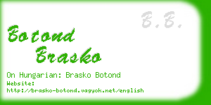 botond brasko business card